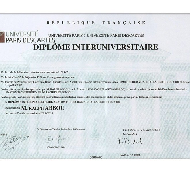 diplome universitaire paris 12