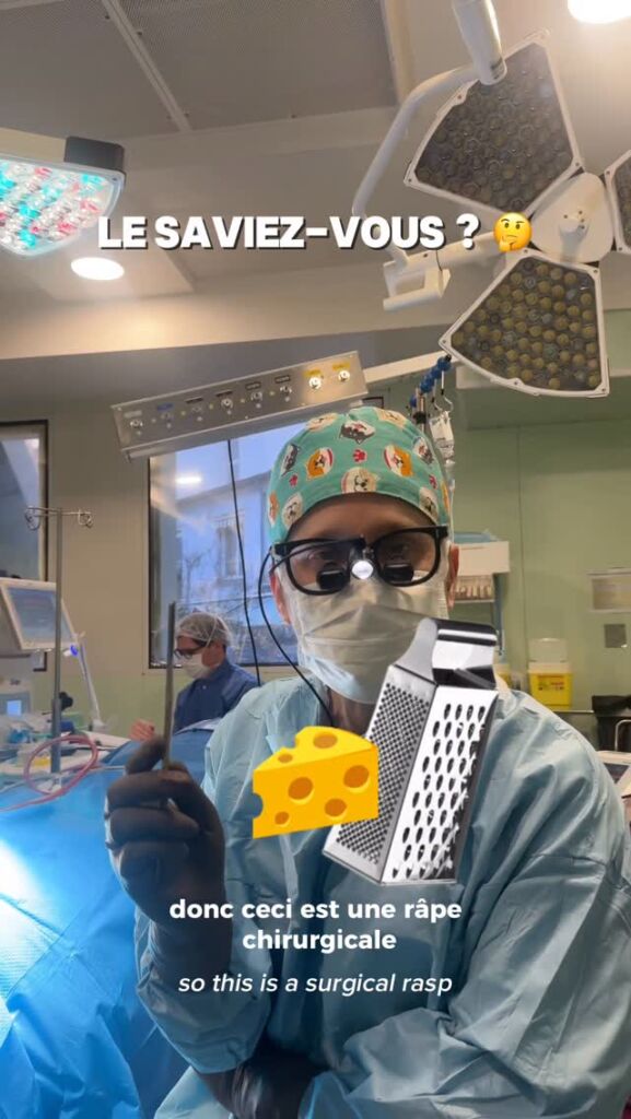Cheese grater-inspired ultrasonic rhinoplasty demonstration by Dubai French plastic surgeon